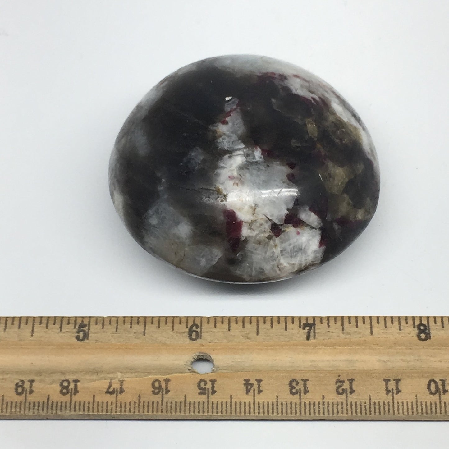 197.2g,2.6"x2.5"x1.4" Tourmaline Rubellite Palm Stone Reiki @Madagascar,MSP1111