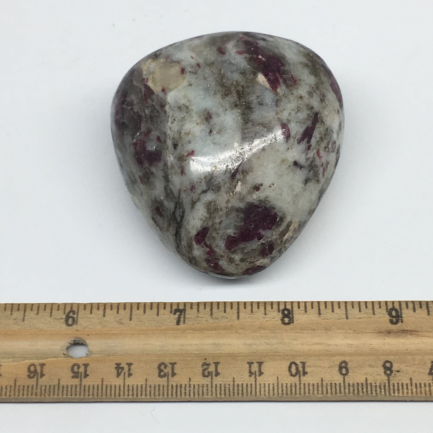 199.3g,2.5"x2.3"x1.6" Tourmaline Rubellite Palm Stone Reiki @Madagascar,MS1093