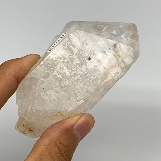 126.7g, 3.4"x1.9"x1", Lemurian Quartz Crystal Mineral Specimens @Brazil, B19318