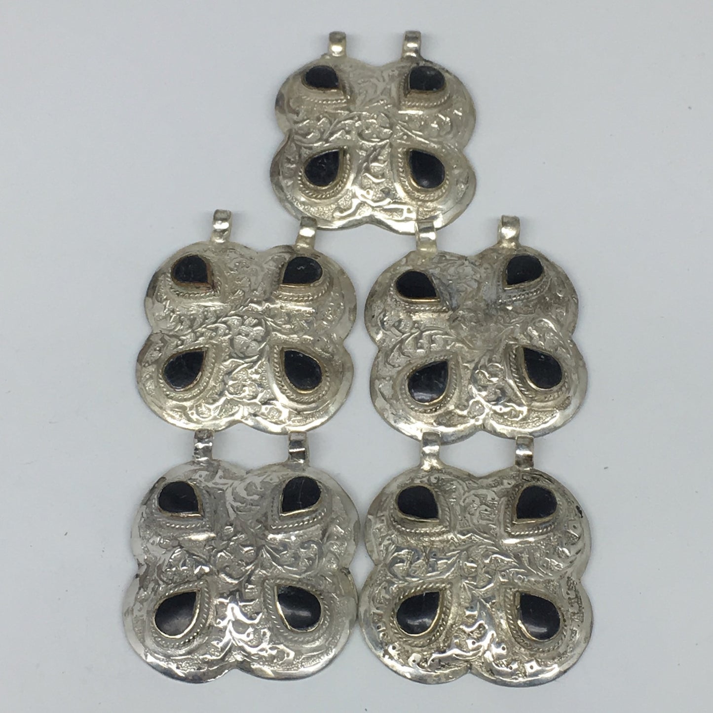 1pc,2.3"x2"x0.5",Turkmen Pendant Black Carnelian Square Shape Statement,TN675