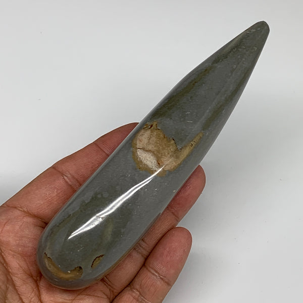 198.9g,5.6"x1.3" Polychrome Jasper Wand Stick, Home Decor, Collectible, B5952