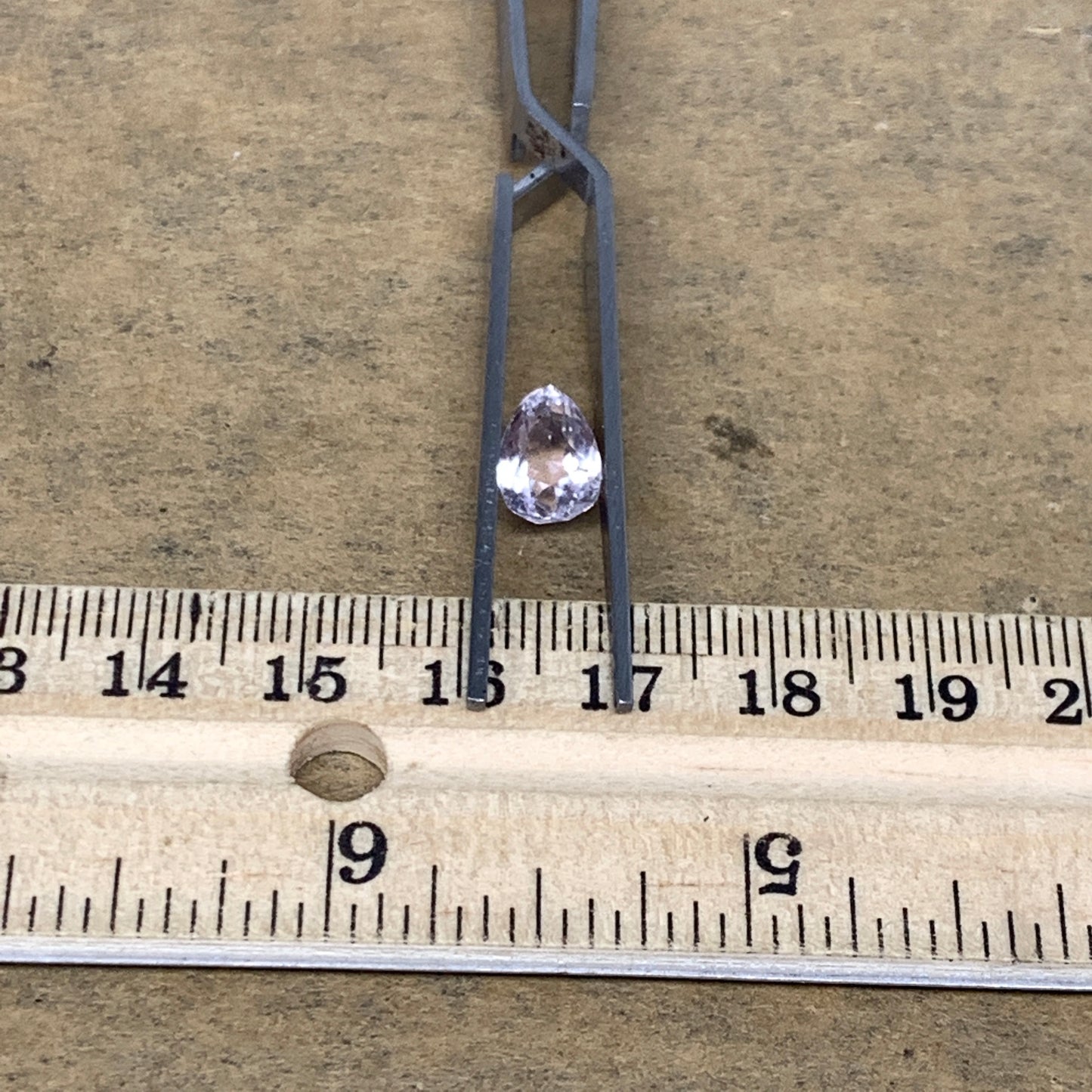 2.79cts, 9mmx6mmx5mm, Kunzite Crystal Facetted Cut Stone @Afghanistan, CTS46