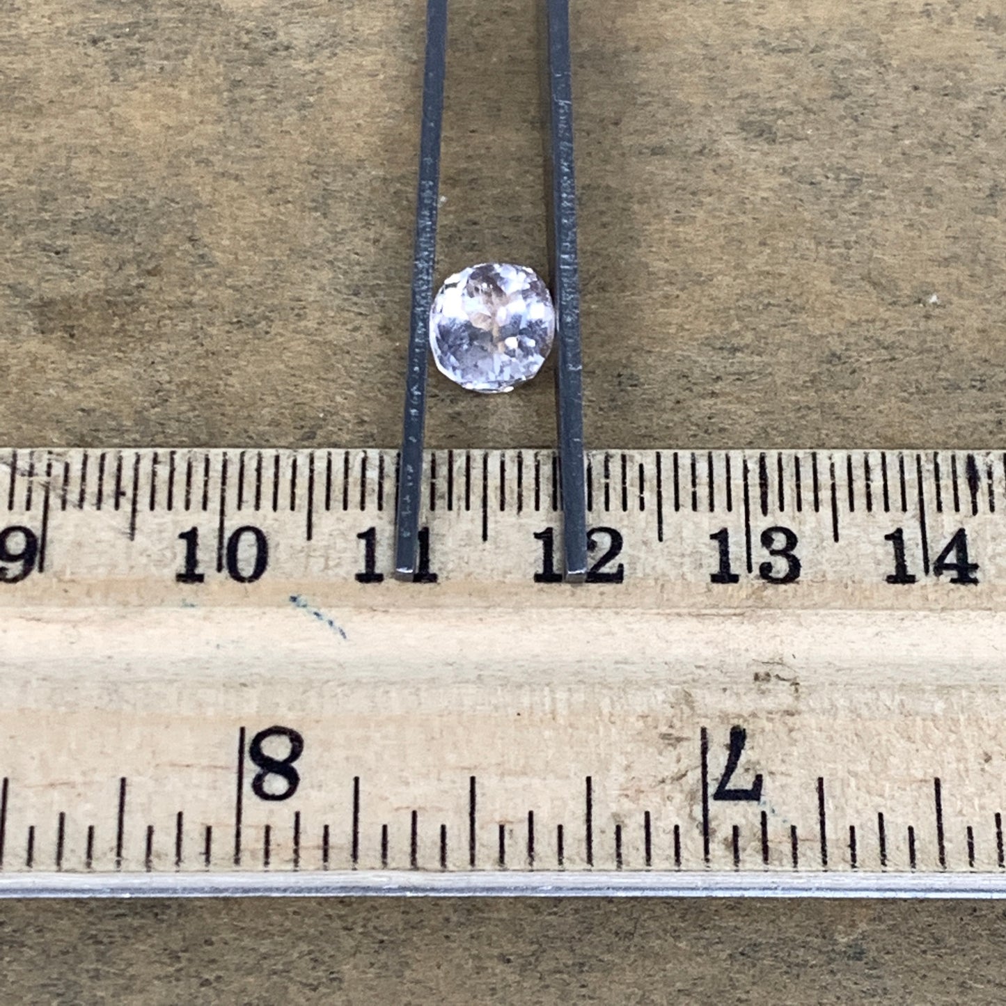 2.67cts, 9mmx7mmx5mm, Kunzite Crystal Facetted Cut Stone @Afghanistan, CTS60