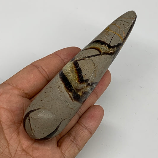 149.6g,5.3"x1.1" Natural Septarian Wand Stick, Home Decor, Collectible, B6112