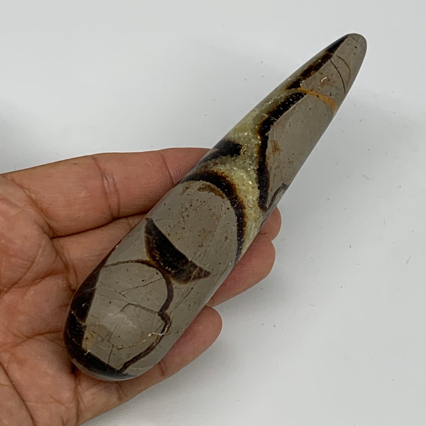 149.6g,5.3"x1.1" Natural Septarian Wand Stick, Home Decor, Collectible, B6112