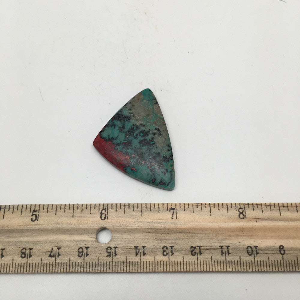 61.5 cts Natural Sonora Sunset Chrysocolla Cuprite Cabochon from Mexico, SO34 - watangem.com