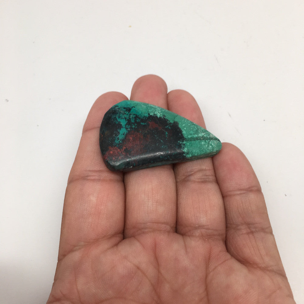 78.5 cts Natural Sonora Sunset Chrysocolla Cuprite Cabochon from Mexico, SO36 - watangem.com