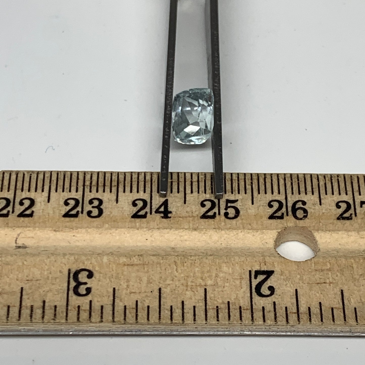 2.88cts, 9mmx6mmx6mm, Aquamarine Crystal Facetted Stone Loose @Pakistan,CTS118