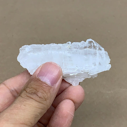 39.4g, 2.5"x1.2"x0.9", Faden Quartz Crystal Mineral,Specimen Terminated, B24900