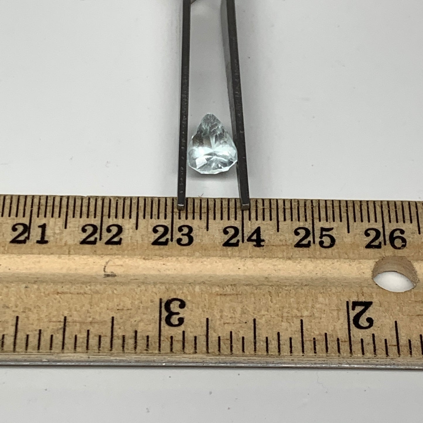 2.25cts, 9mmx7mmx5mm, Aquamarine Crystal Facetted Stone Loose @Pakistan,CTS153