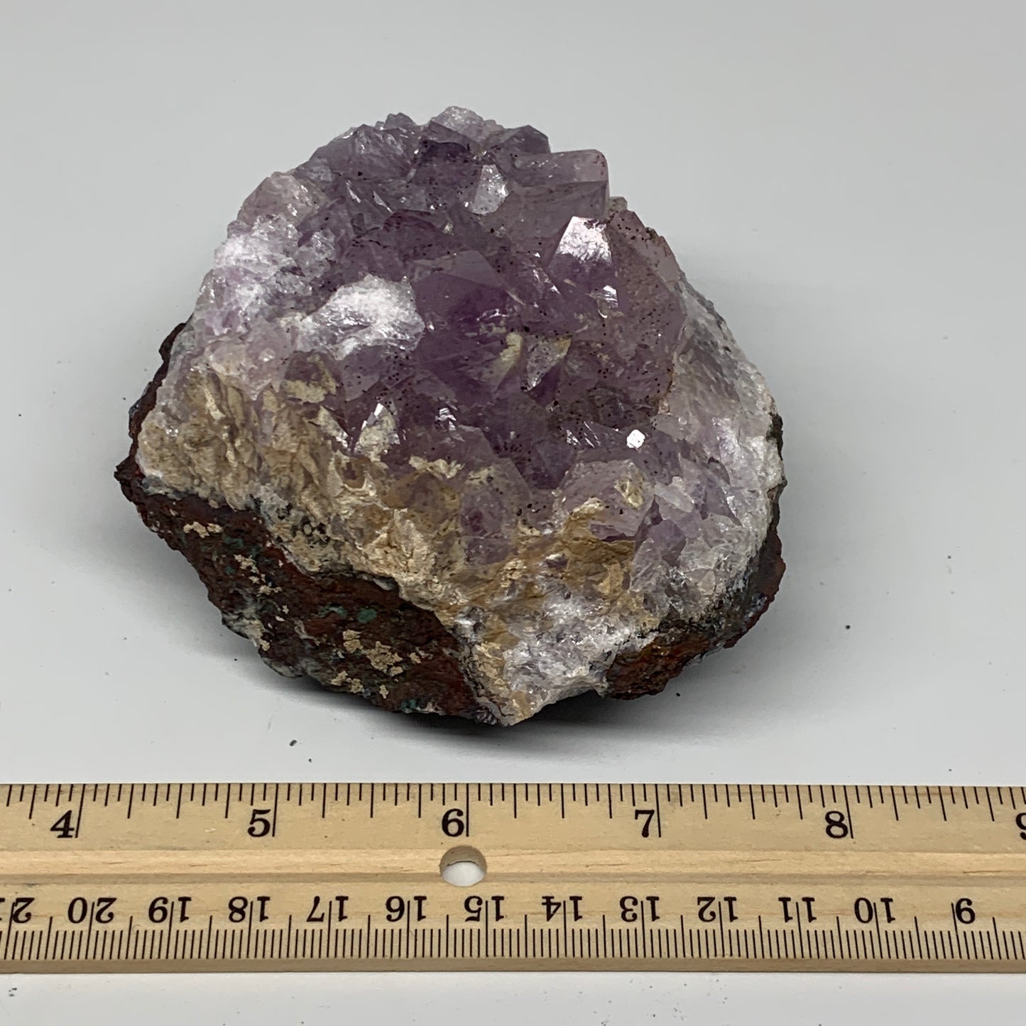 698g, 3.6"x3.7"x2.6", Natural Amethyst Cluster Mineral Specimen @Morocco,B10694