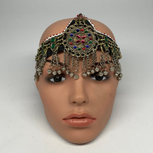 74.8g, Kuchi Headdress Headpiece Afghan Ethnic Tribal Jingle Bells @Afghanistan,