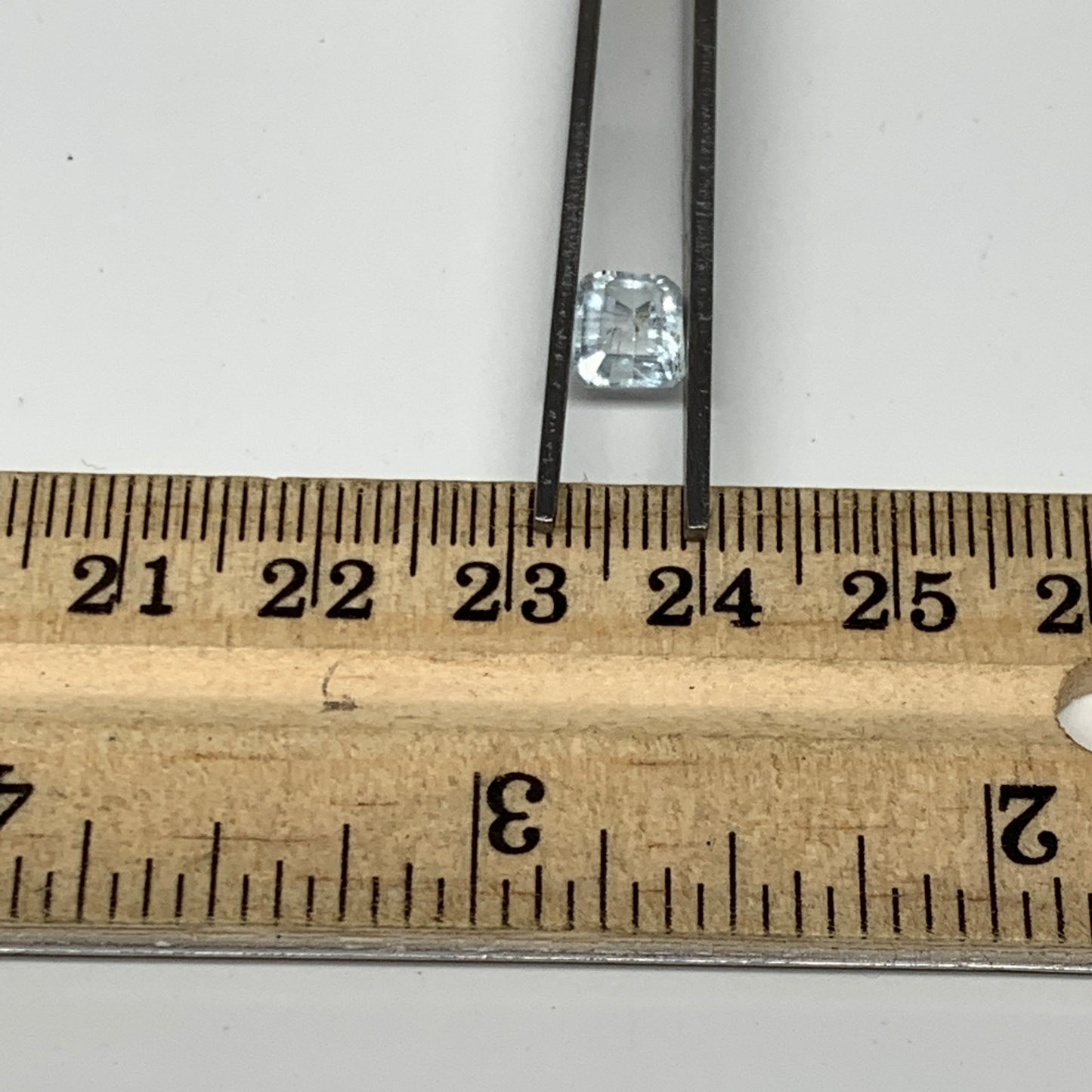 1.18cts, 7mmx5mmx4mm, Aquamarine Crystal Facetted Stone Loose @Pakistan,CTS203