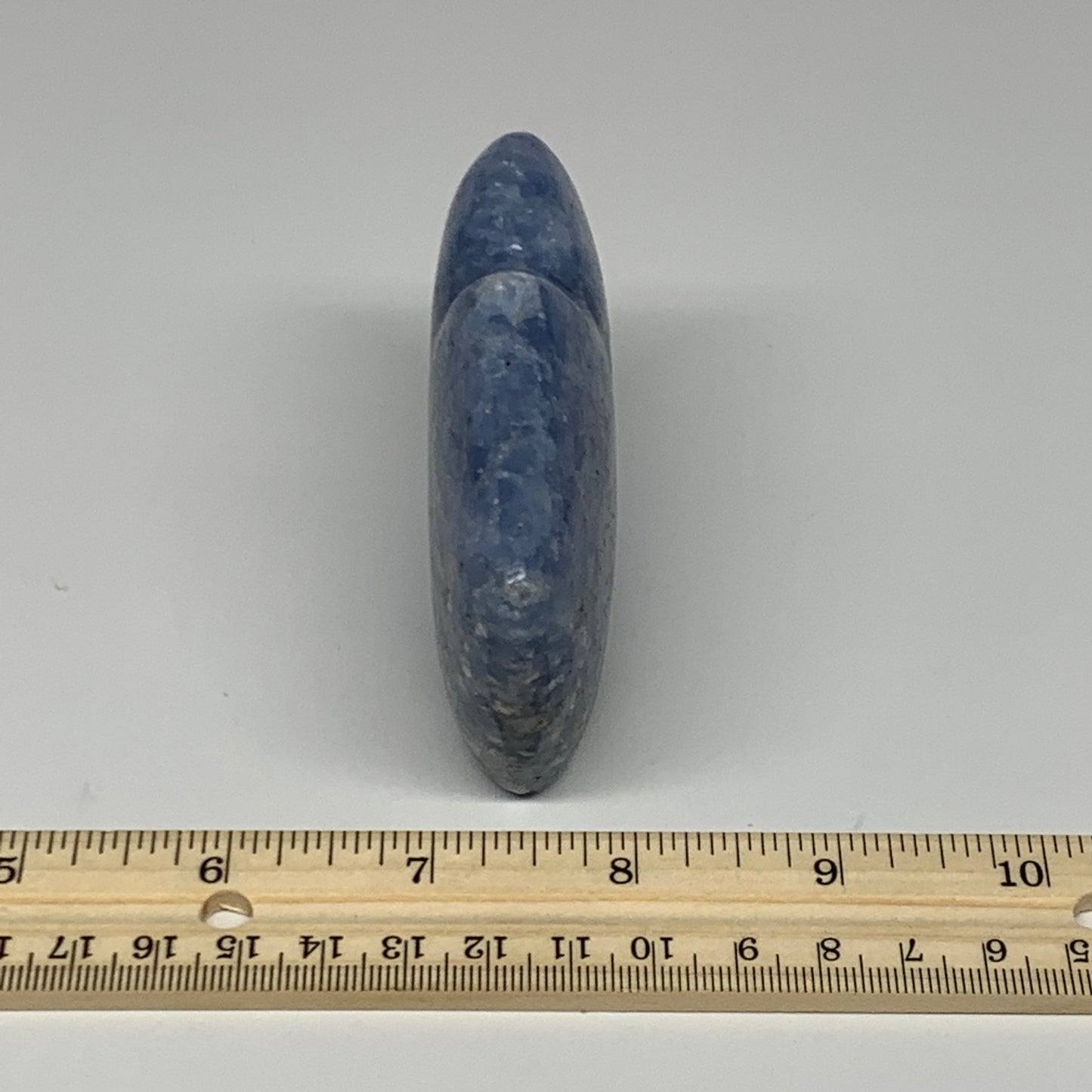 187g, 3.4"x2.4"x1" Natural Blue Calcite Buffalo Polished @Madagascar,B22875