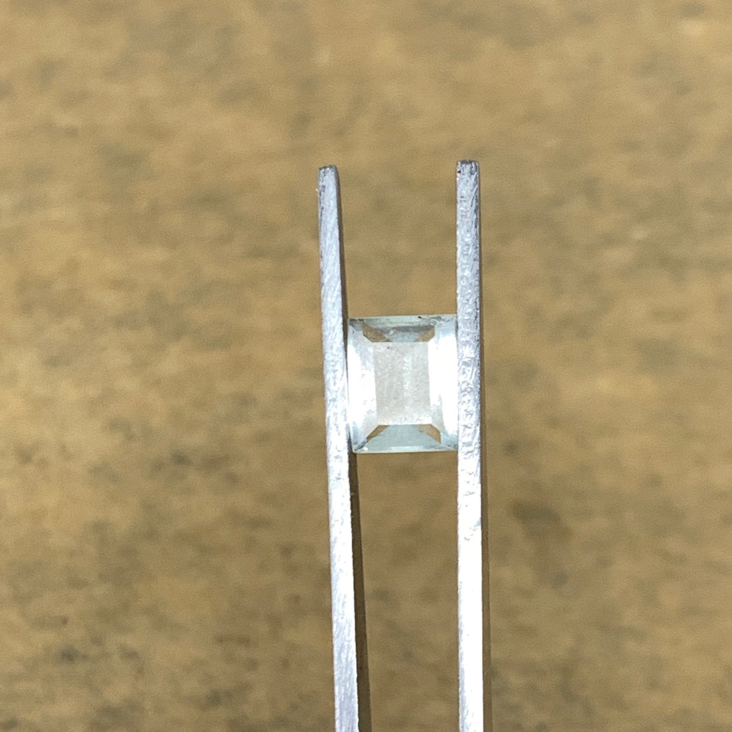 1.15cts, 7mmx5mmx3mm, Aquamarine Crystal Facetted Stone Loose @Pakistan,CTS212