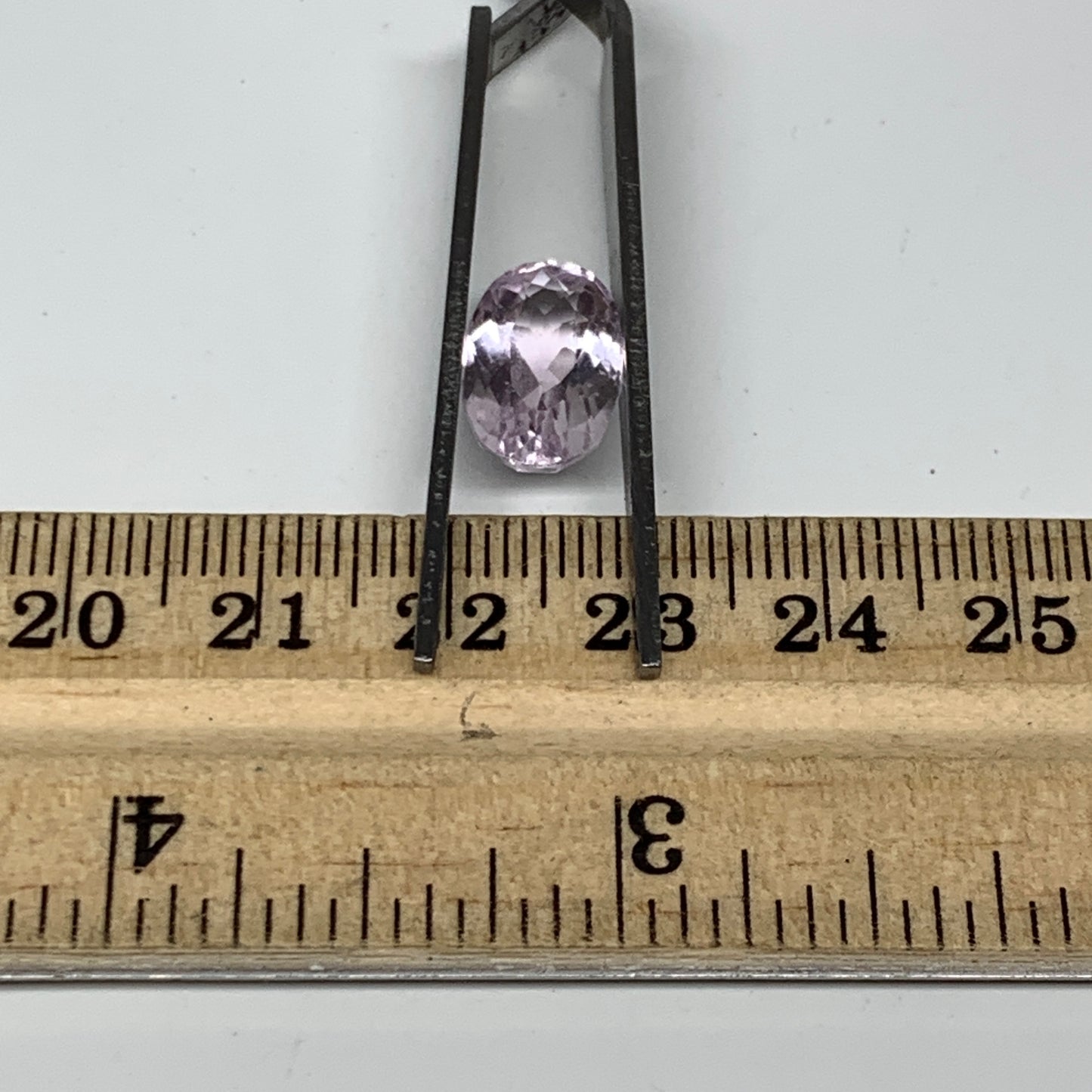 5.30cts, 13mmx8mmx5mm,Heated Kunzite Crystal Facetted Stone @Afghanistan,CTS236
