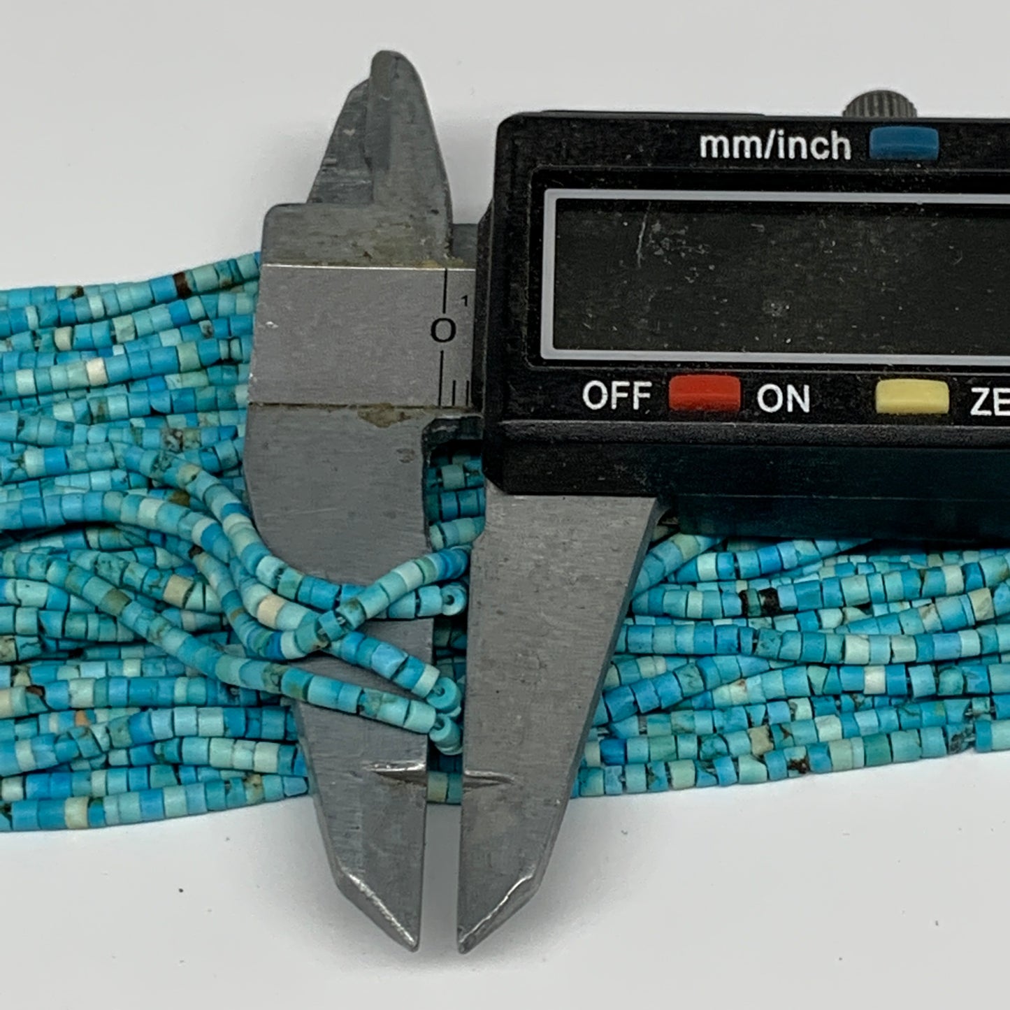 1 strand, 1-2mm, Tiny Size Synthetic Turquoise Beads Strand Tube @Afghanistan, B