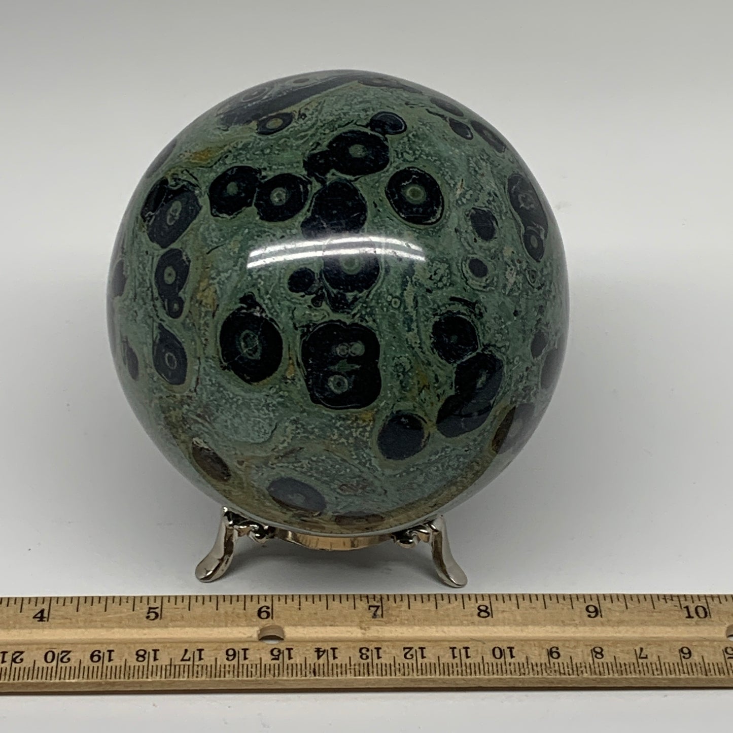 1564g, 4" Natural Kambaba Jasper Sphere Ball Reiki Collection @Madagascar, B6342