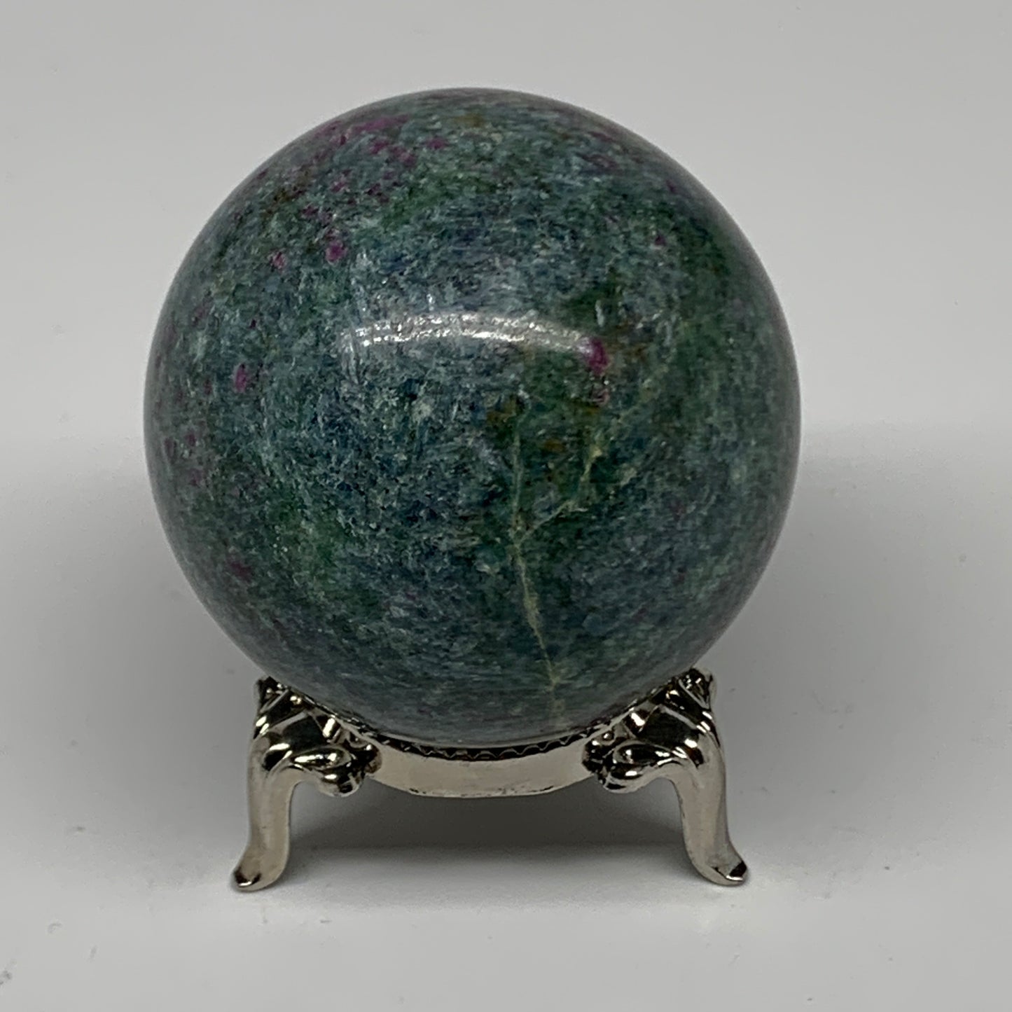 223.6g, 2"(50mm),Zoisite with Ruby Sphere Sphere Ball Crystal @India, B25031