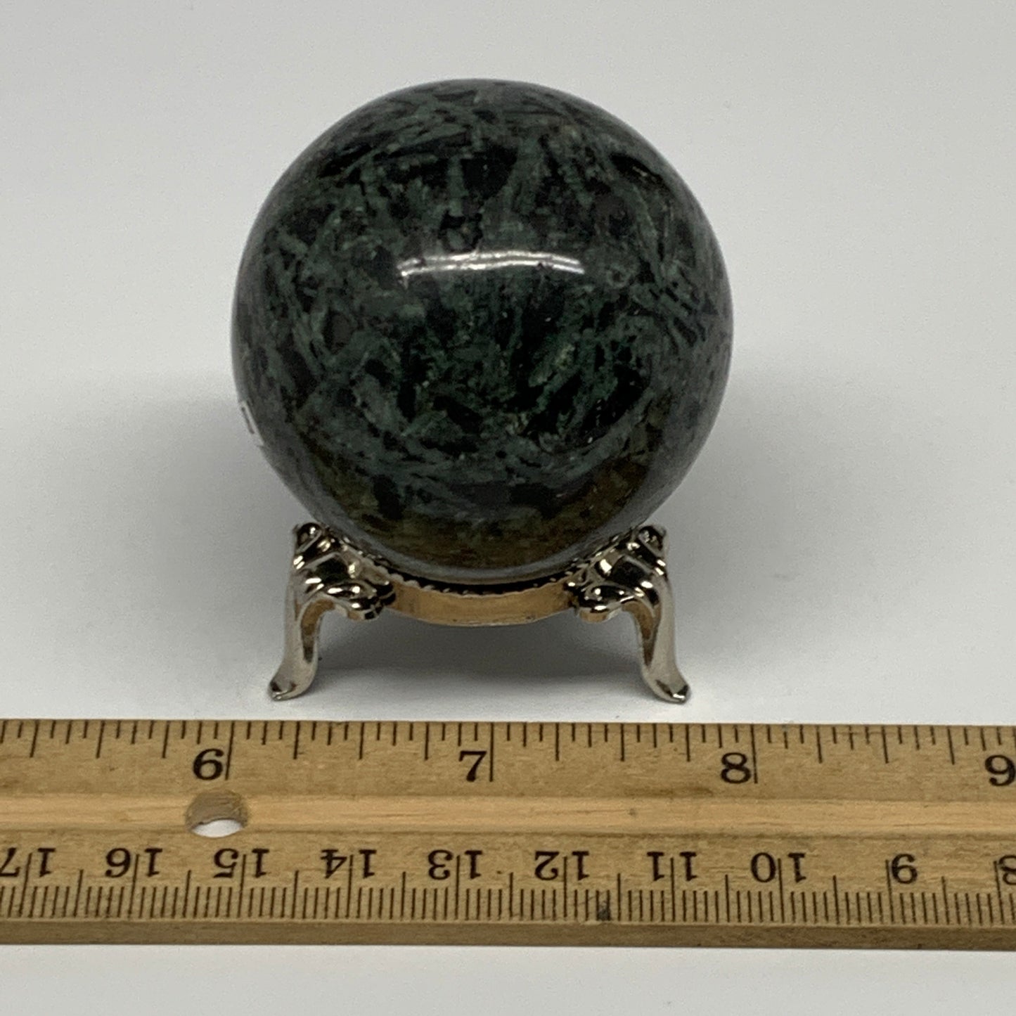 171.4g, 1.9"(48mm), Crocodile Kambaba Jasper Sphere Ball @Madagascar,B22202