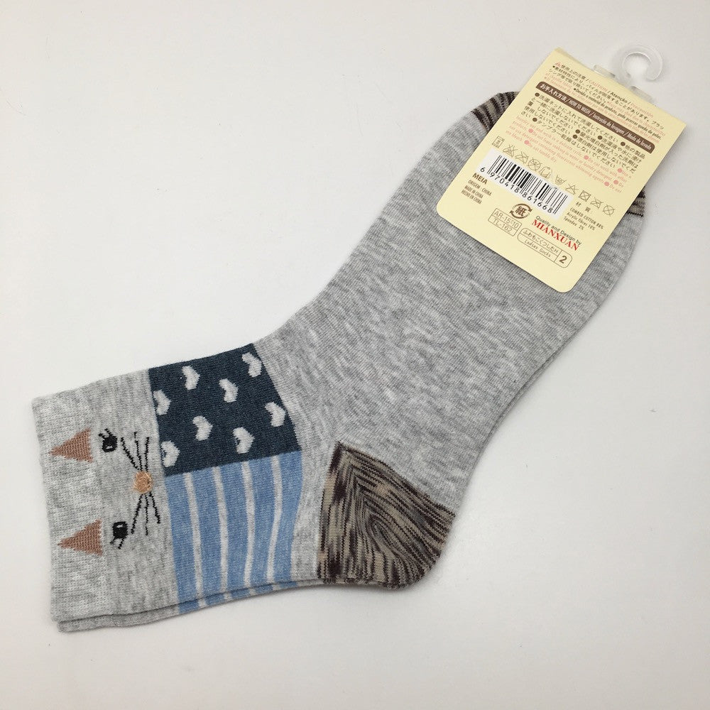 10 Pairs Lot,4 to 6 colors Quality Comfort Ladies Socks - Size: 22cm-25cm, Soc10 - watangem.com