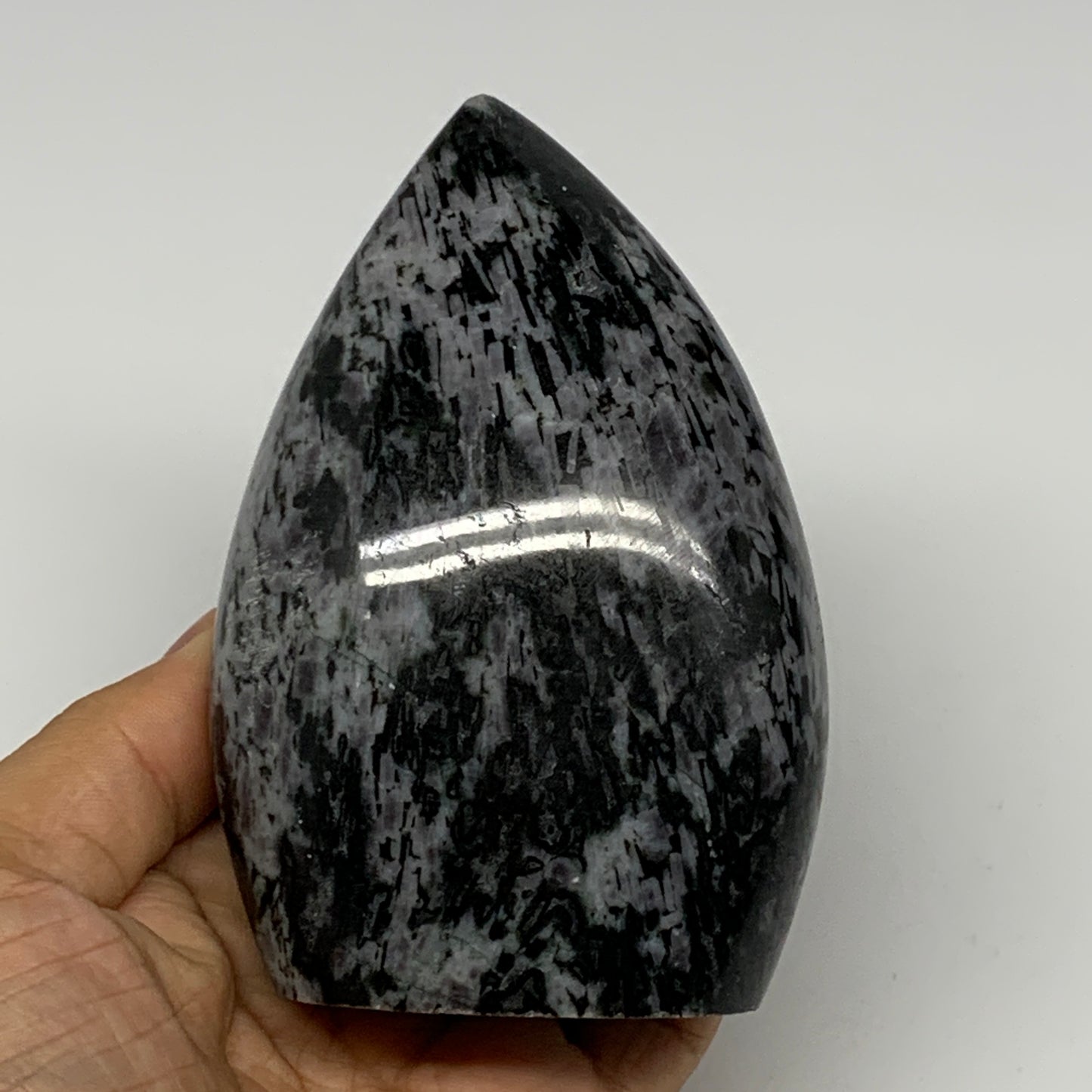 580g, 4.3"x2.9"x1.8" Indigo Gabro Merlinite Freeform Polished @Madagascar, B1820