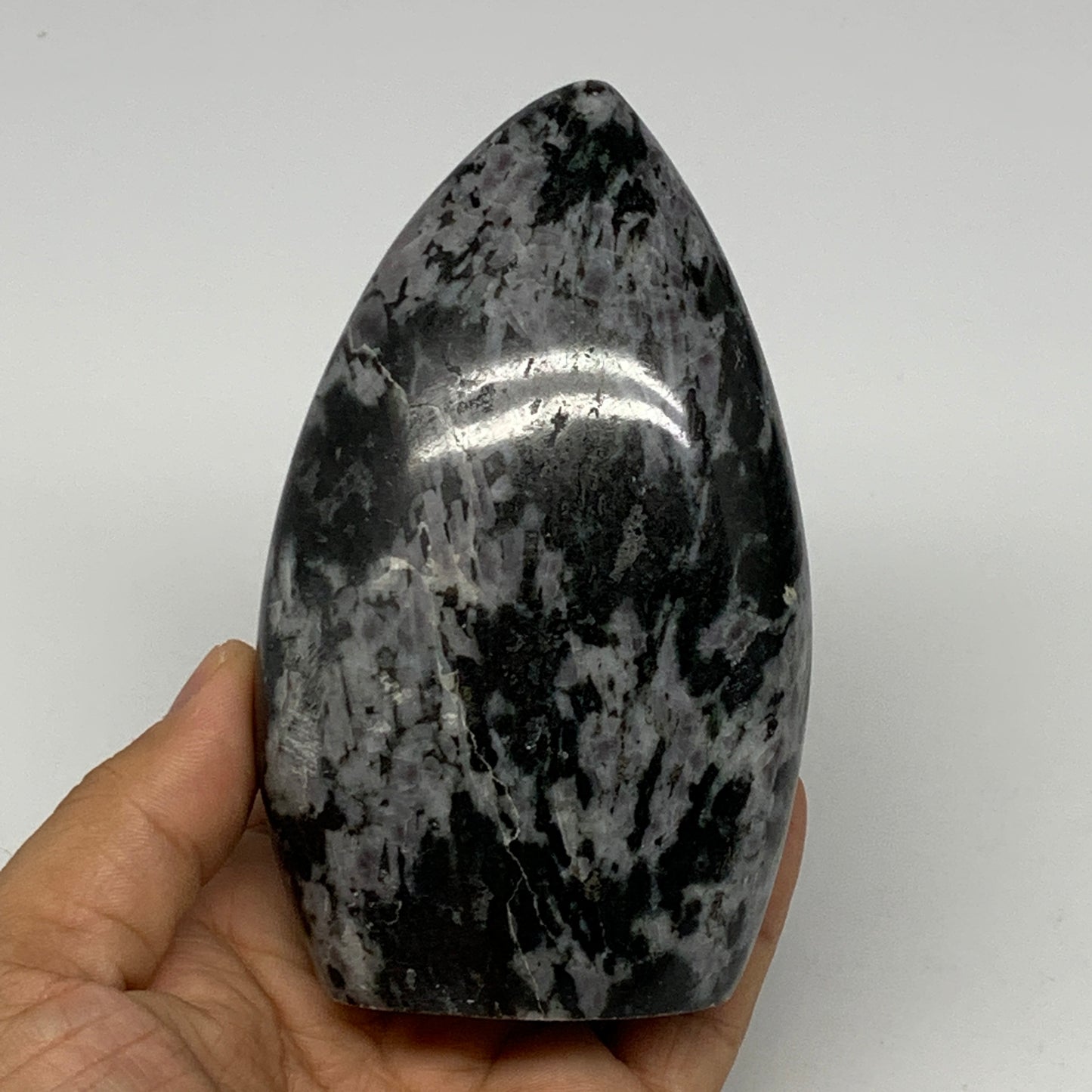 550g, 4.5"x2.7"x1.8" Indigo Gabro Merlinite Freeform Polished @Madagascar, B1820