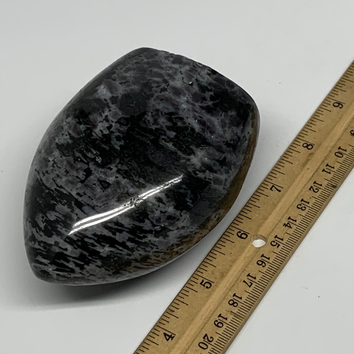 675g, 4"x3"x2.1" Indigo Gabro Merlinite Freeform Polished @Madagascar, B18204