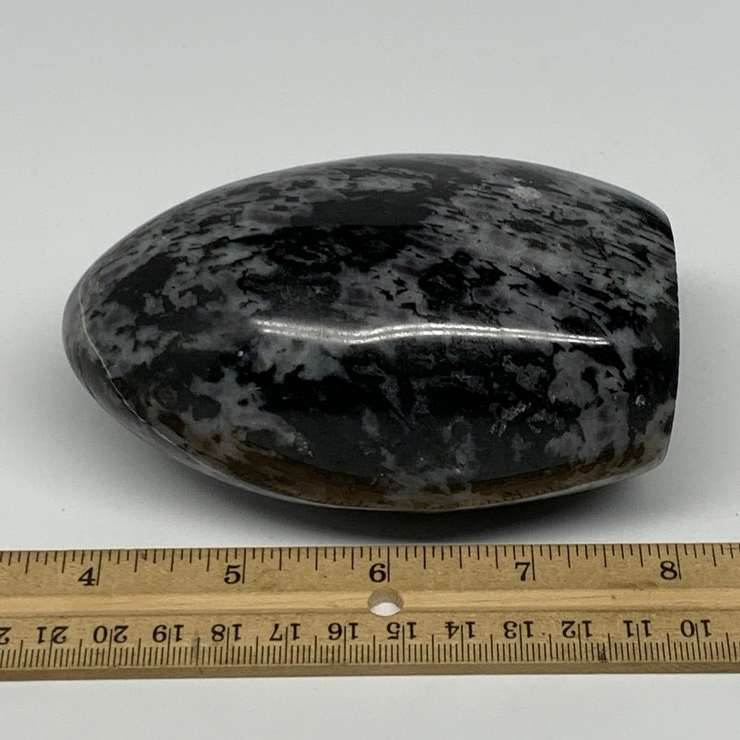 720g, 4.2"x2.7"x2.3" Indigo Gabro Merlinite Freeform Polished @Madagascar, B1820