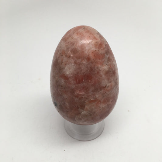198.7 Grams Natural Handmade Gemstone Sunstone Crystal Egg from India, IE29