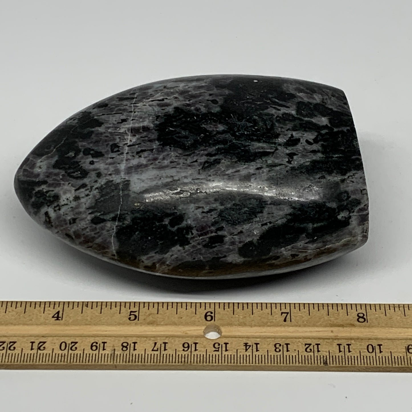 805g, 4.6"x3"x2.2" Indigo Gabro Merlinite Freeform Polished @Madagascar, B18208