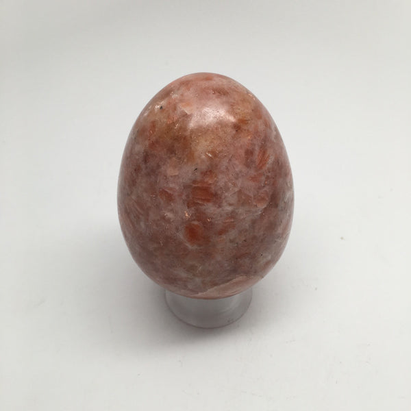 294.8 Grams Natural Handmade Gemstone Sunstone Crystal Egg from India, IE40