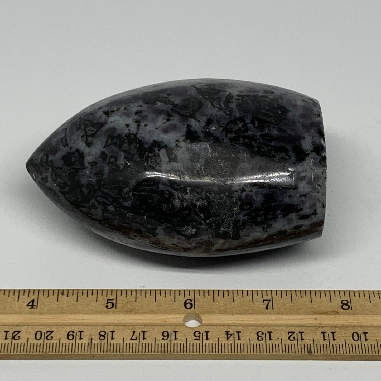 510g, 3.9"x2.7"x2" Indigo Gabro Merlinite Freeform Polished @Madagascar, B18211