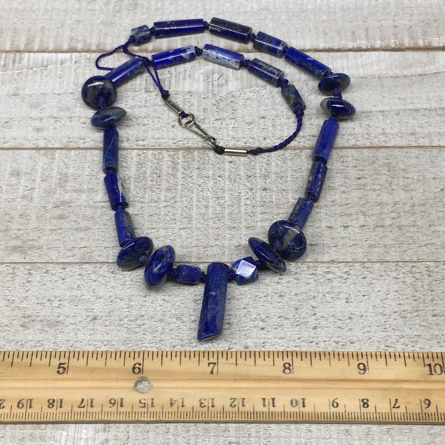 52.1g, 8mm-30mm Natural Lapis Lazuli Bead Mixed Shaped Strand, 27 Beads,LPB148