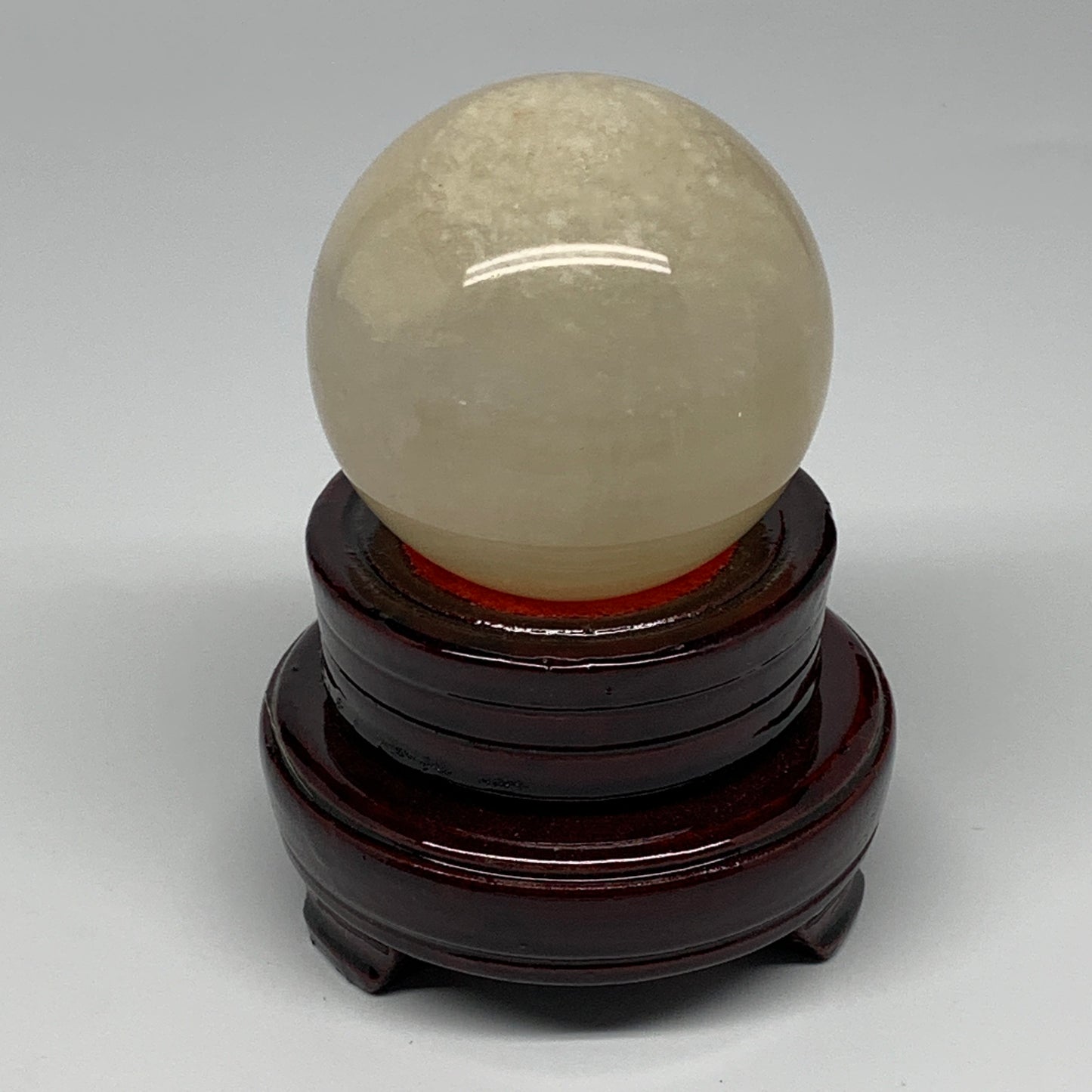 503g, 2.6" (67mm), Fluorite Sphere Ball Gemstone Crystal @Madagascar, B25384