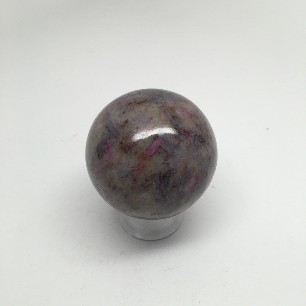 274.7 Grams Natural Gemstone Ruby in Crystal Feldspar Sphere @India, IE106 - watangem.com