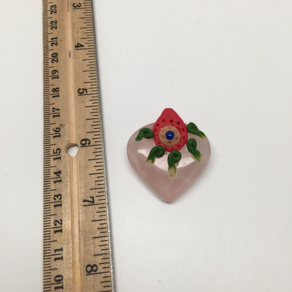 17.6 Grams Organite Rose Quartz Pendant Balancing Reiki Energy Gemstone @India,D