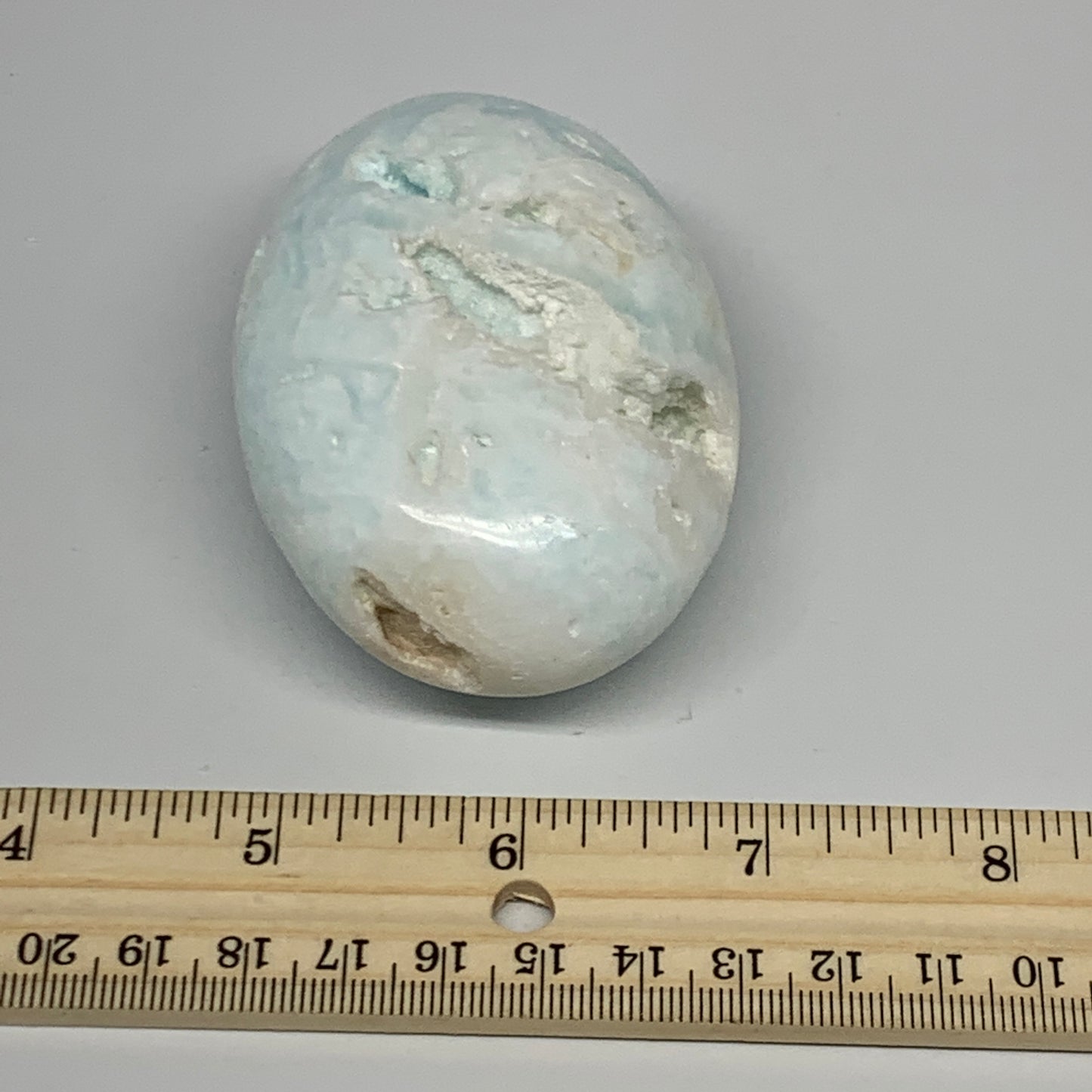 213.5g, 3.1"x2.2"x1.3", Caribbean Calcite Palm-Stone @Afghanistan, B23104