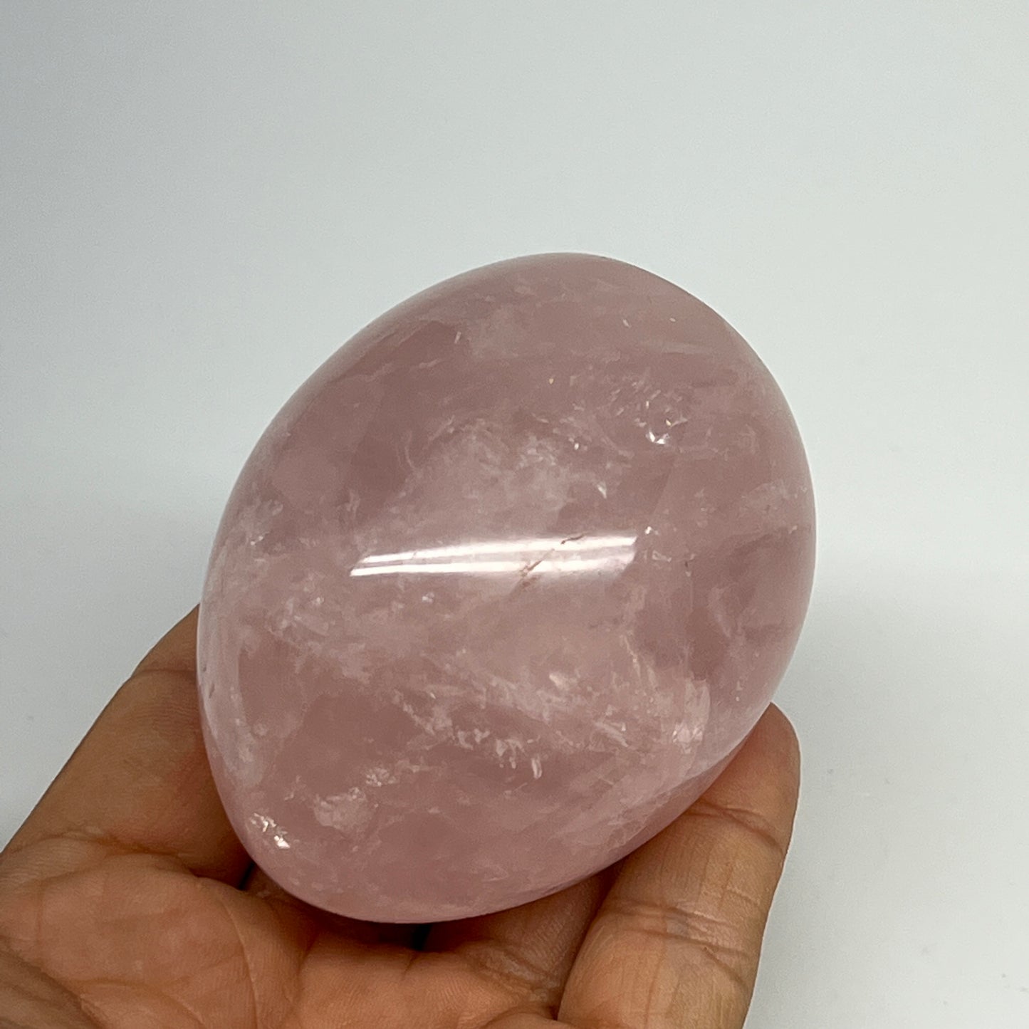 251.6g,2.6"x2.1"x2" Rose Quartz Crystal Freeform Polished Crystal, B20660