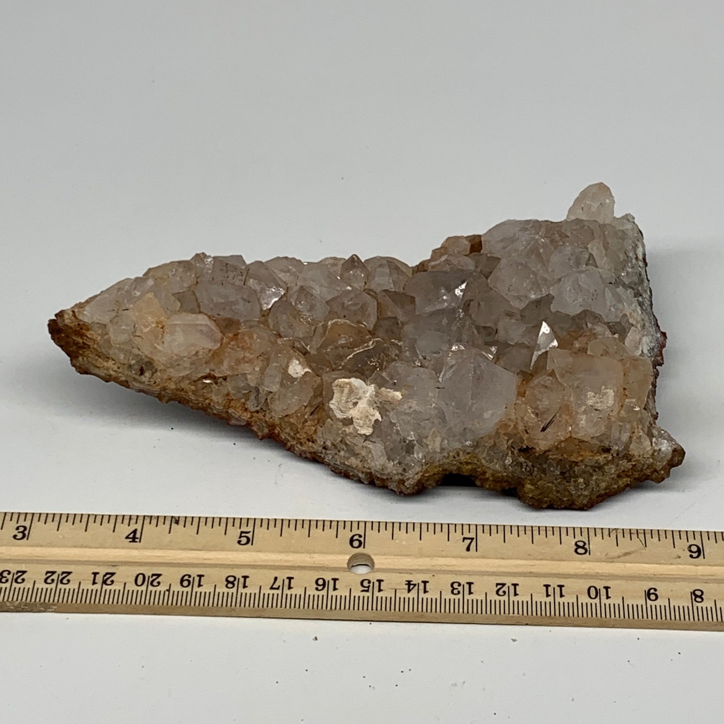 488g, 5.9"x3.1"x1.7", Rare Manganese Cluster With Quartz Mineral Specimen,B11036