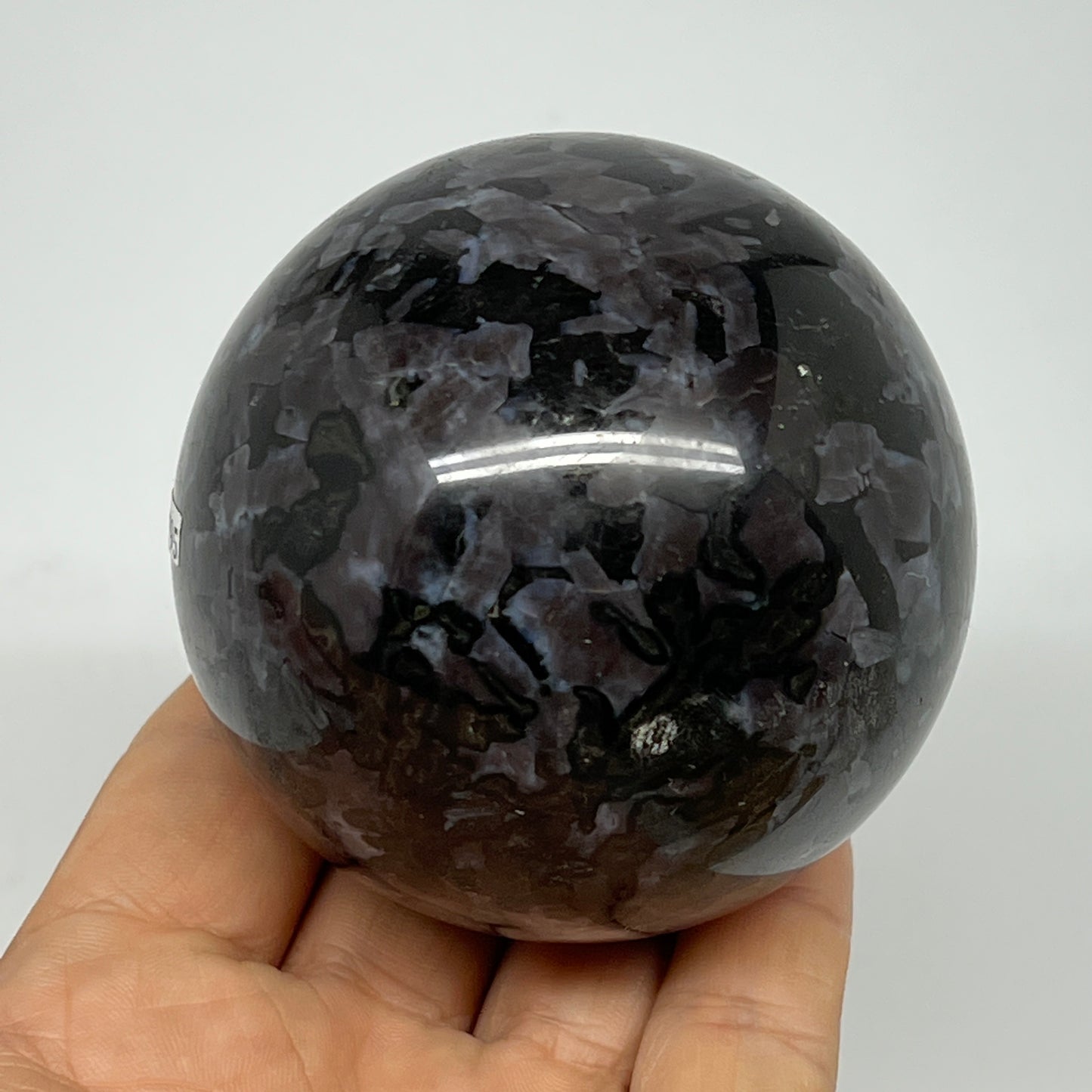 469.7g,2.7" (67mm) Indigo Gabbro Spheres Merlinite Gemstone @Madagascar,B19795