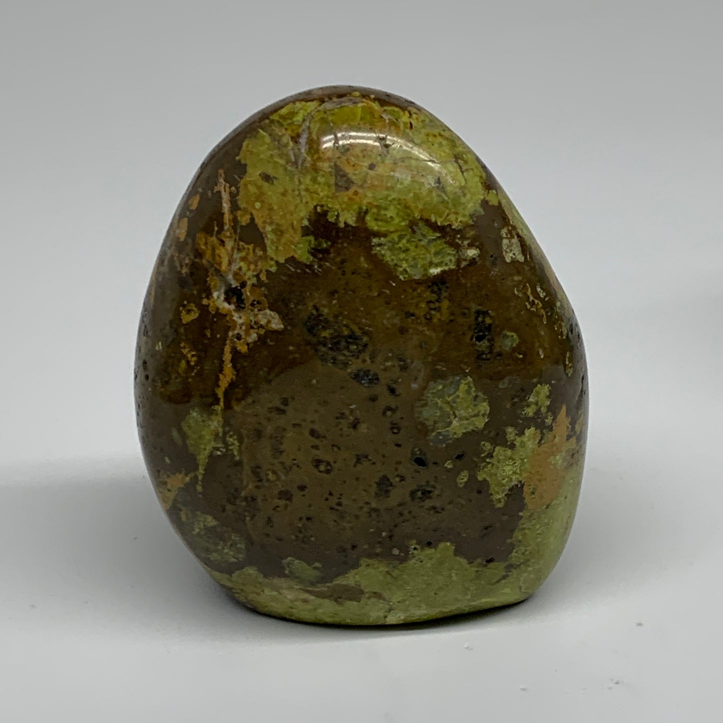 0.92 lbs, 3.6"x3"x1.8", Green Opal Crystal Freeform Polished Gemstone, B34153