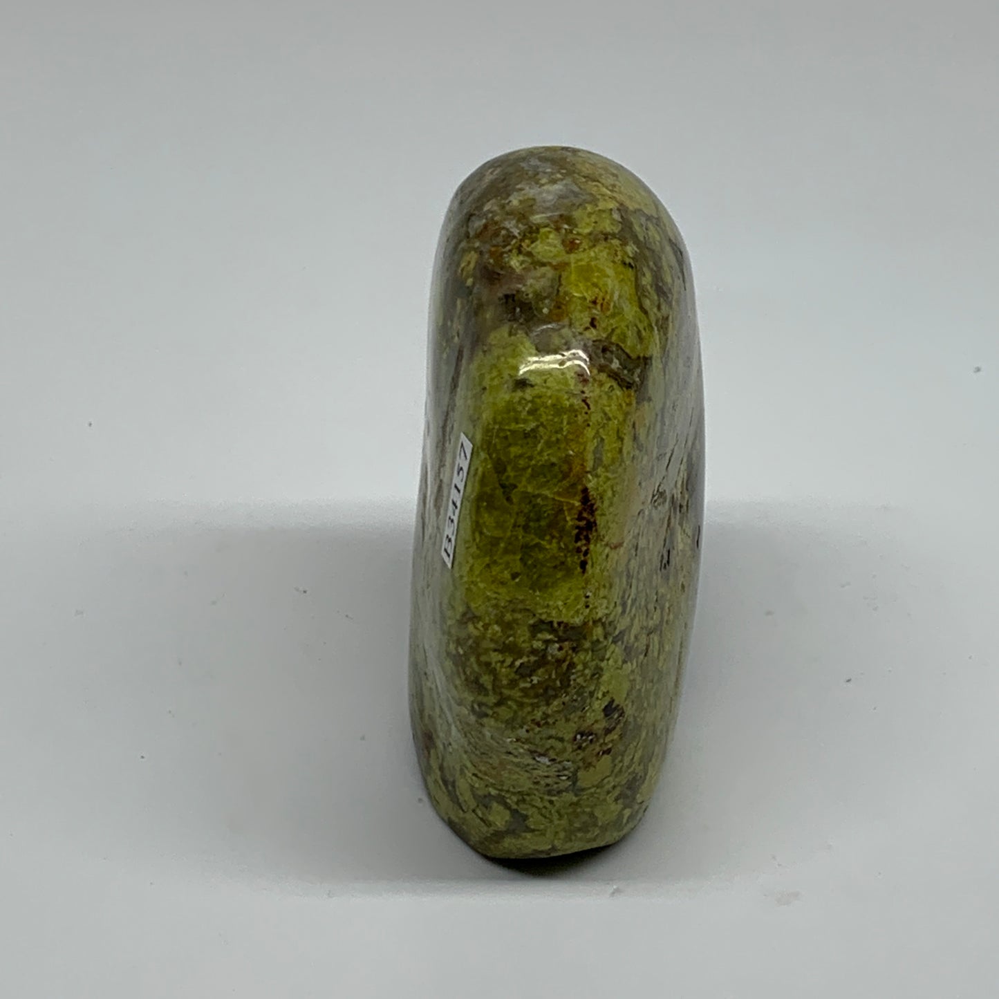 0.62 lbs, 3"x2.8"x1.4", Green Opal Crystal Freeform Polished Gemstone, B34157