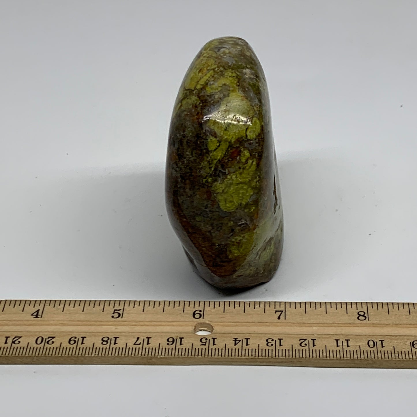 0.62 lbs, 3"x2.8"x1.4", Green Opal Crystal Freeform Polished Gemstone, B34157