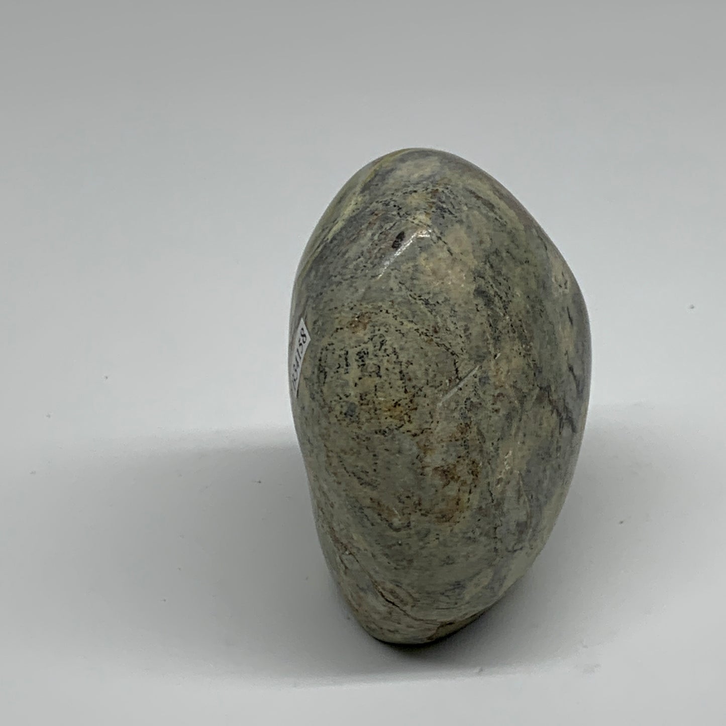 0.92 lbs, 3.5"x2.7"x2", Green Opal Crystal Freeform Polished Gemstone, B34158