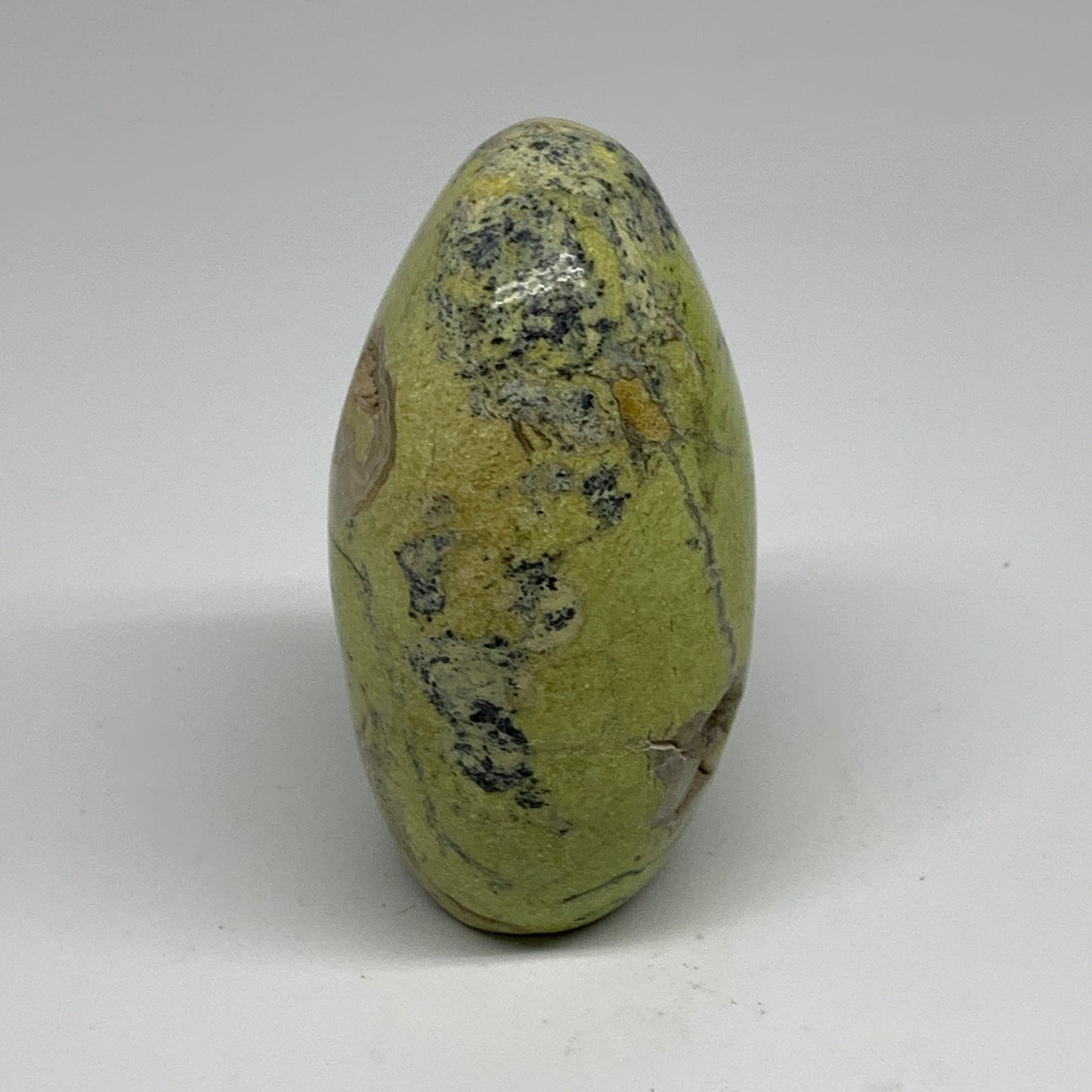 1.15 lbs, 4.2"x3"x.2.2", Green Opal Crystal Freeform Polished Gemstone, B34184