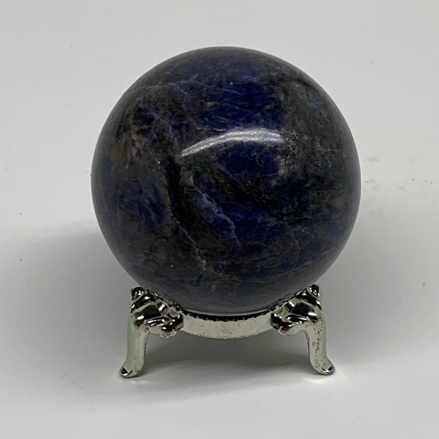 158.9g, 2"(50mm), Natural Sodalite Sphere Crystal Gemstone Ball @Brazil,B34225