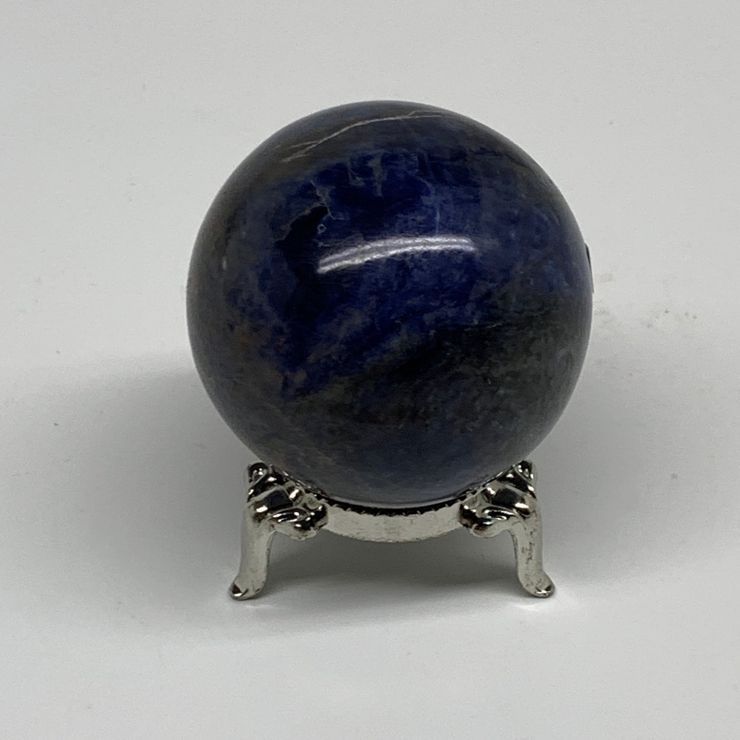 158.9g, 2"(50mm), Natural Sodalite Sphere Crystal Gemstone Ball @Brazil,B34225