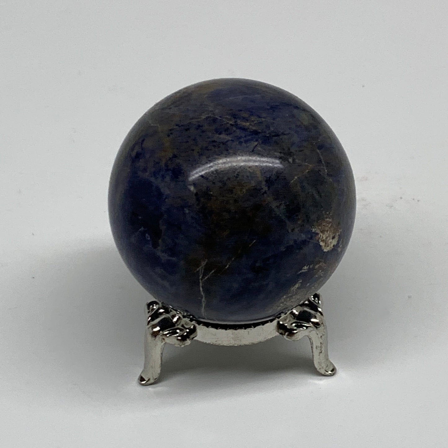 158.9g, 2"(50mm), Natural Sodalite Sphere Crystal Gemstone Ball @Brazil,B34225