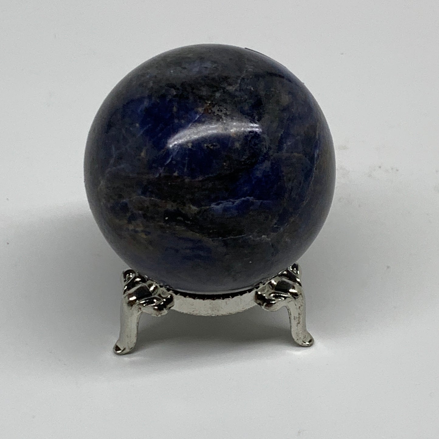 158.9g, 2"(50mm), Natural Sodalite Sphere Crystal Gemstone Ball @Brazil,B34225